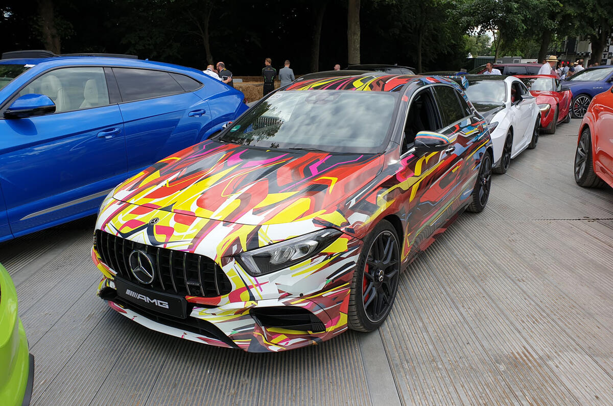 Mercedes-AMG A45 S start line