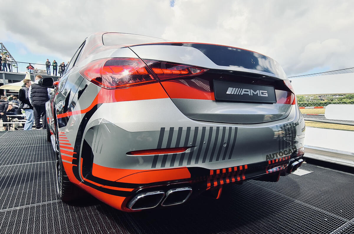 Mercedes AMG C63 concept rear bumper Mercedes AMG C63 concept rear bumper