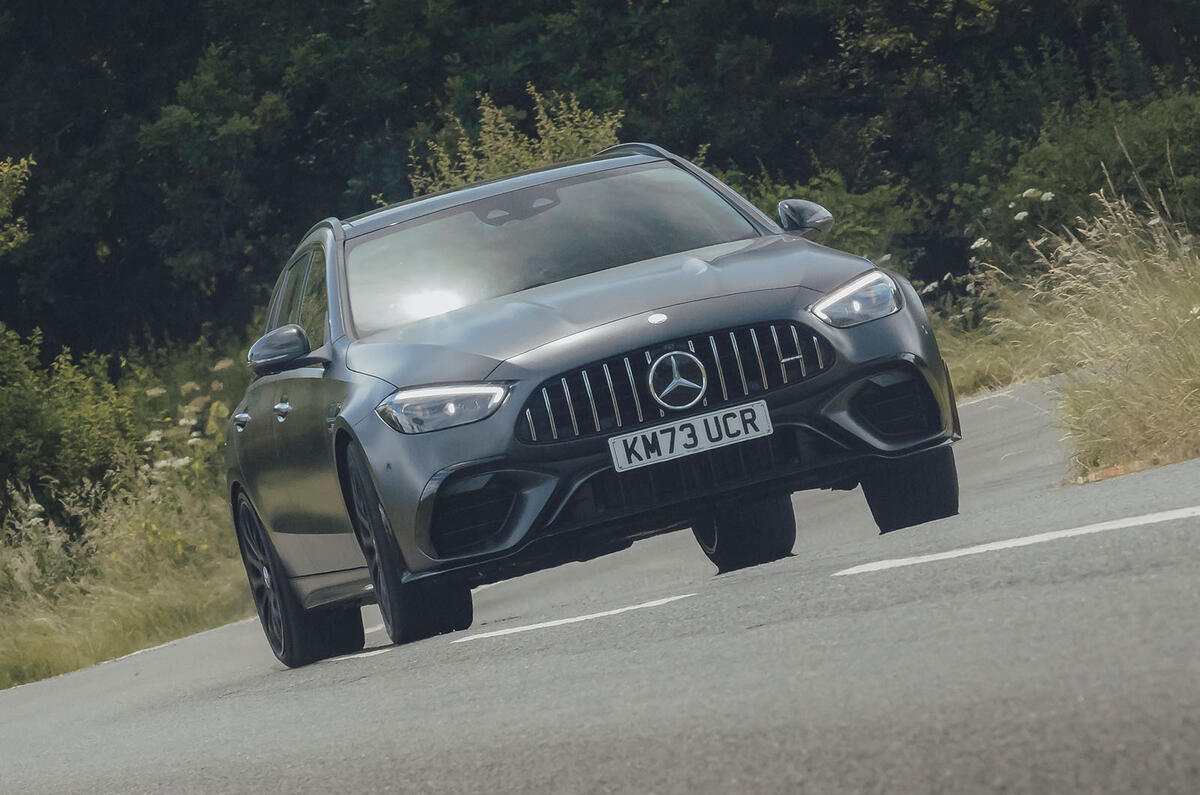 mercedes amg c63s review 2024 24 front cornering