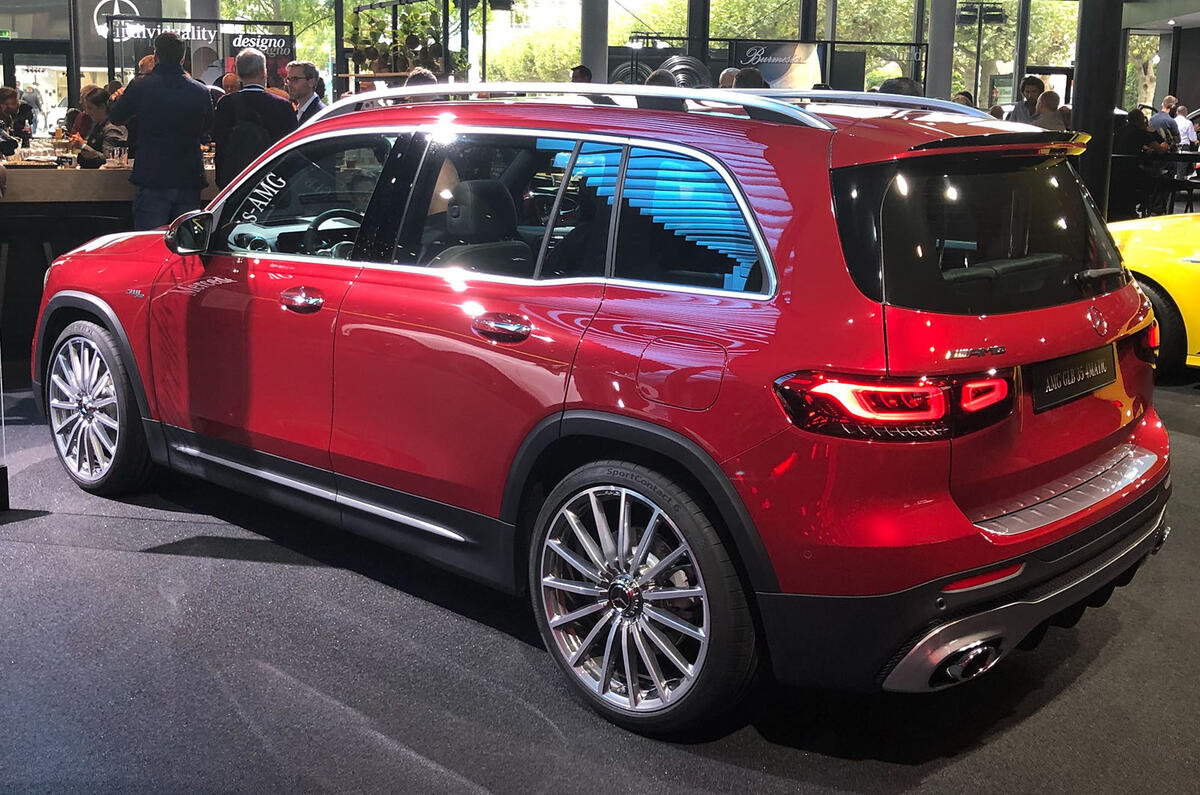 Mercedes-AMG GLB35 Frankfurt debut - side