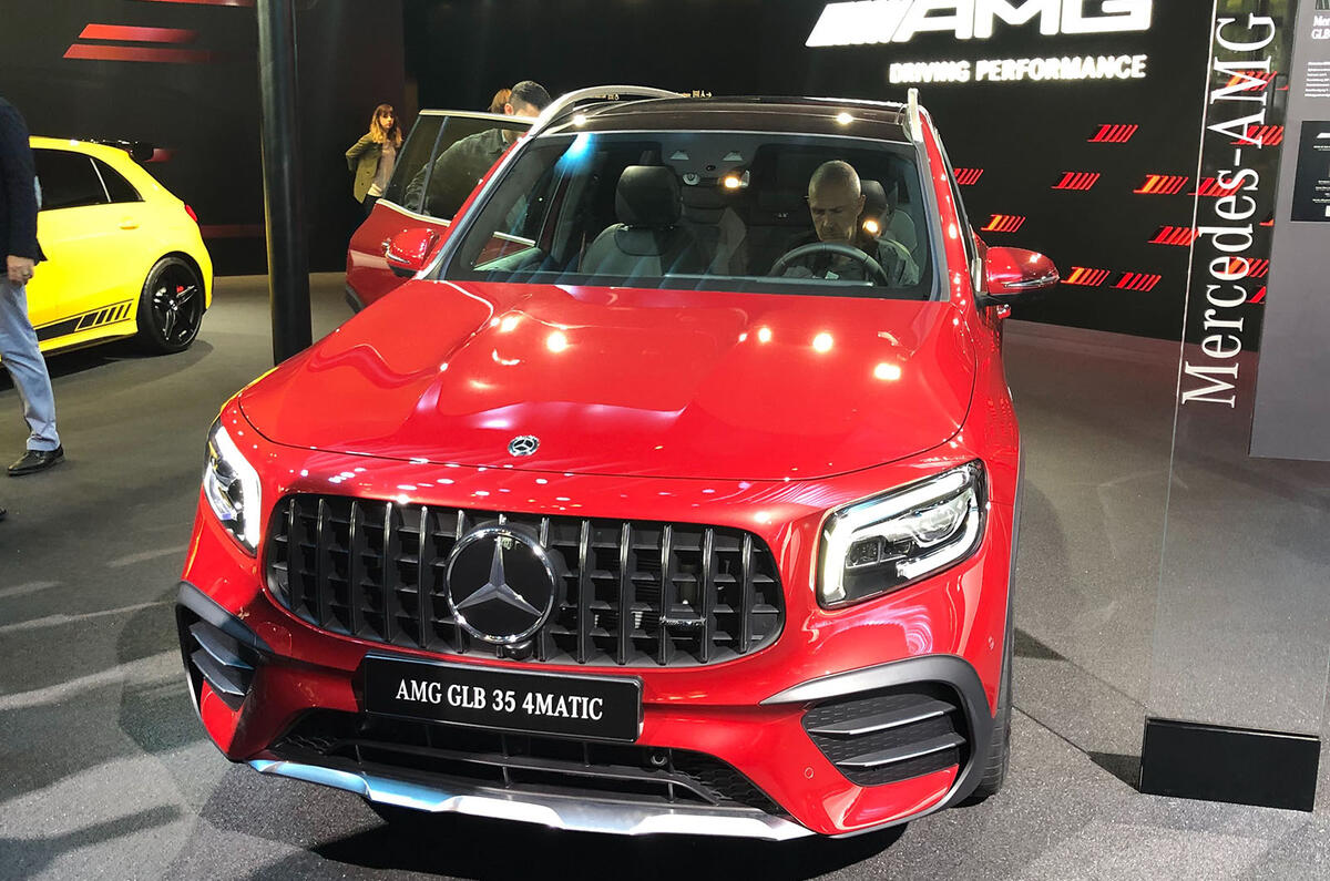 Mercedes-AMG GLB35 Frankfurt debut - front