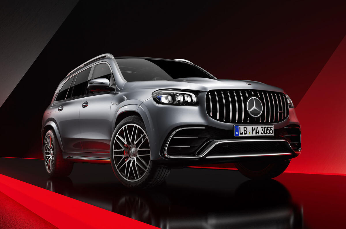 Mercedes AMG GLS 63 2023 front quarter static Mercedes AMG GLS 63 2023 front quarter static