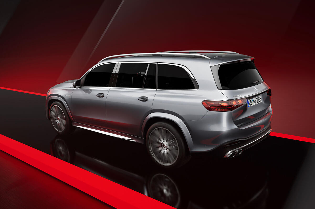 Mercedes AMG GLS 63 2023 rear quarter tracking Mercedes AMG GLS 63 2023 rear quarter tracking