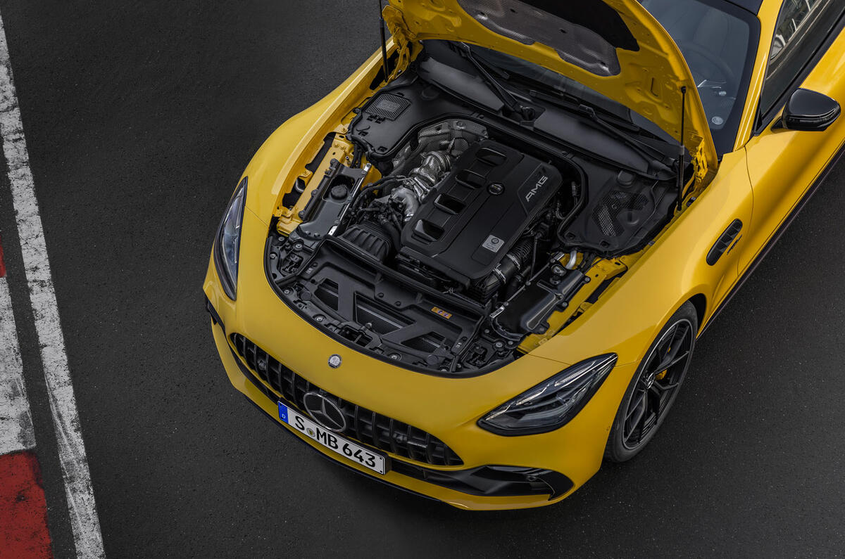 Mercedes AMG GT 43 engine bay Mercedes AMG GT 43 engine bay