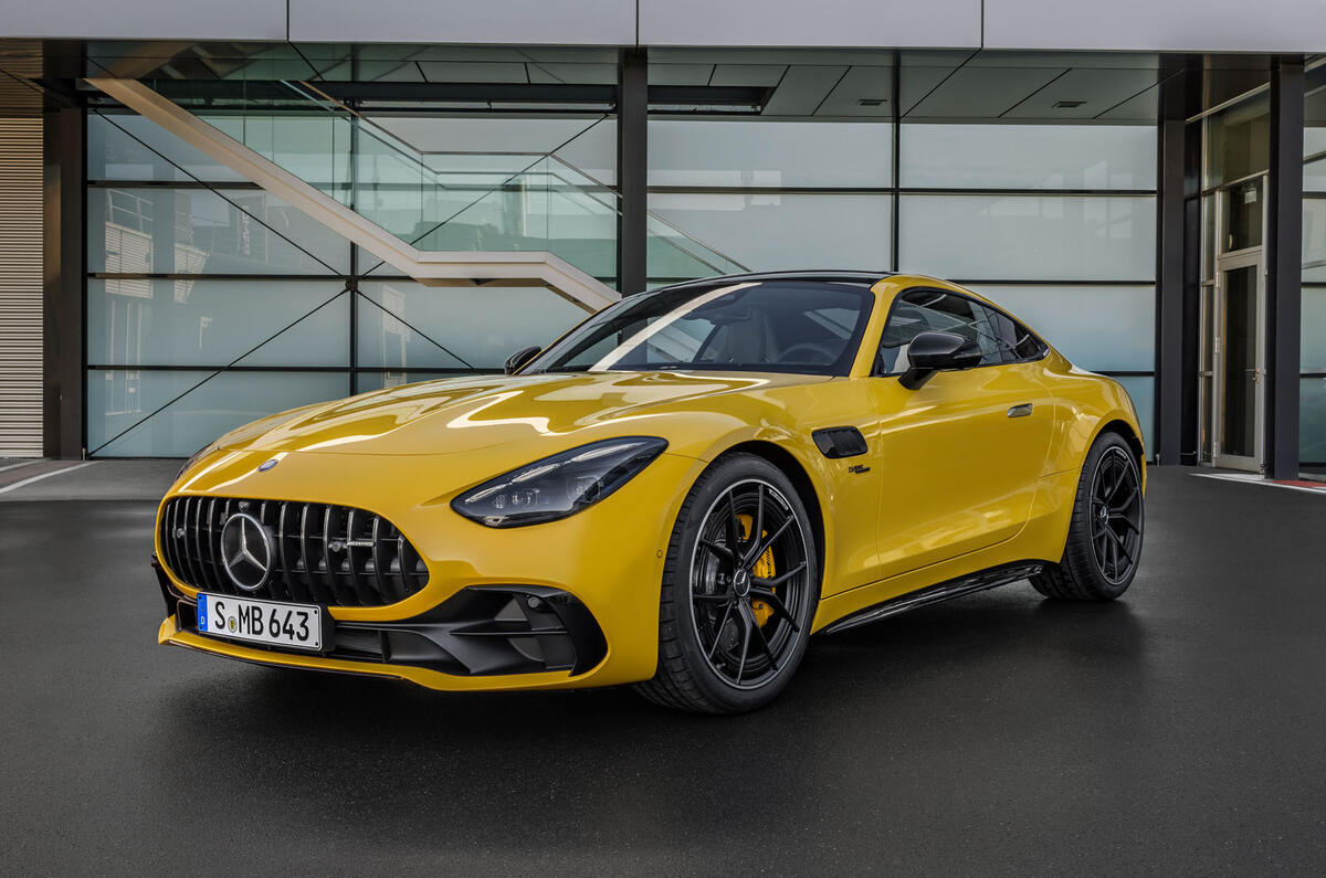 Mercedes AMG GT 43 front quarter Mercedes AMG GT 43 front quarter
