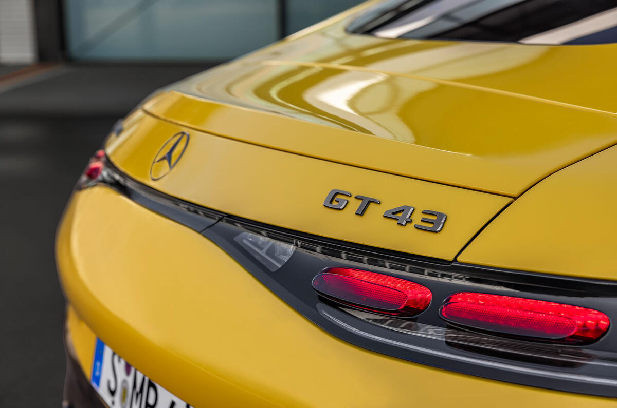 Mercedes AMG GT 43 rear detail Mercedes AMG GT 43 rear detail