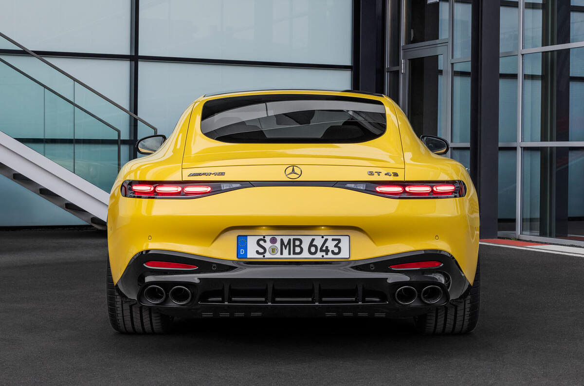 Mercedes AMG GT 43 rear Mercedes AMG GT 43 rear