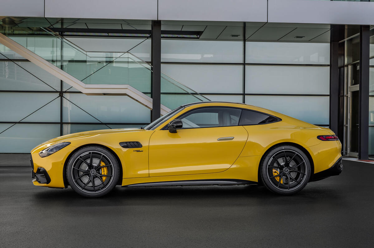 Mercedes AMG GT 43 side Mercedes AMG GT 43 side