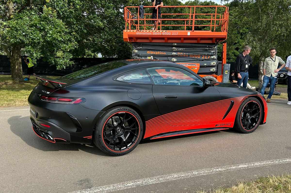 Mercedes AMG GT Pro rear quarter