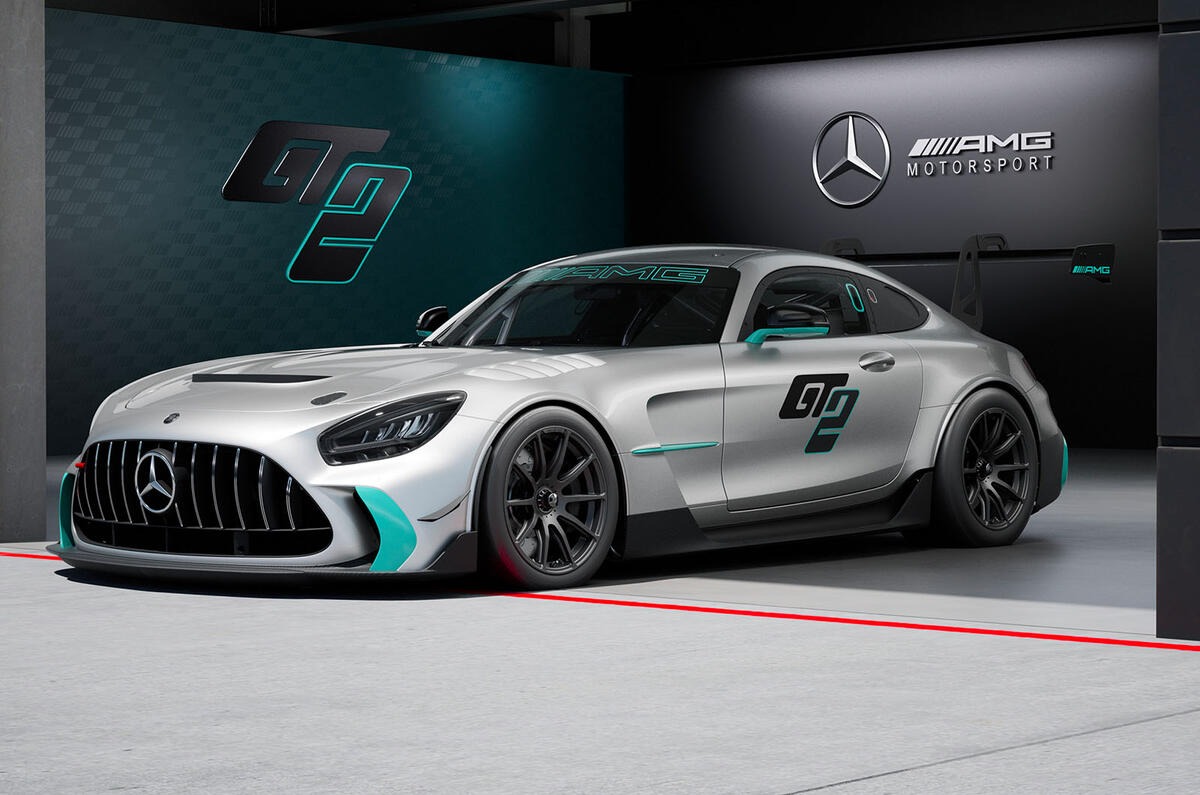 Mercedes AMG GT2 front three quarter