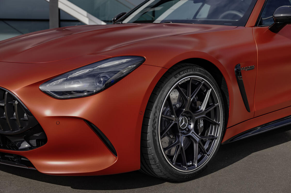 Mercedes AMG GT63 S E Performance front wheel detail Mercedes AMG GT63 S E Performance front wheel detail
