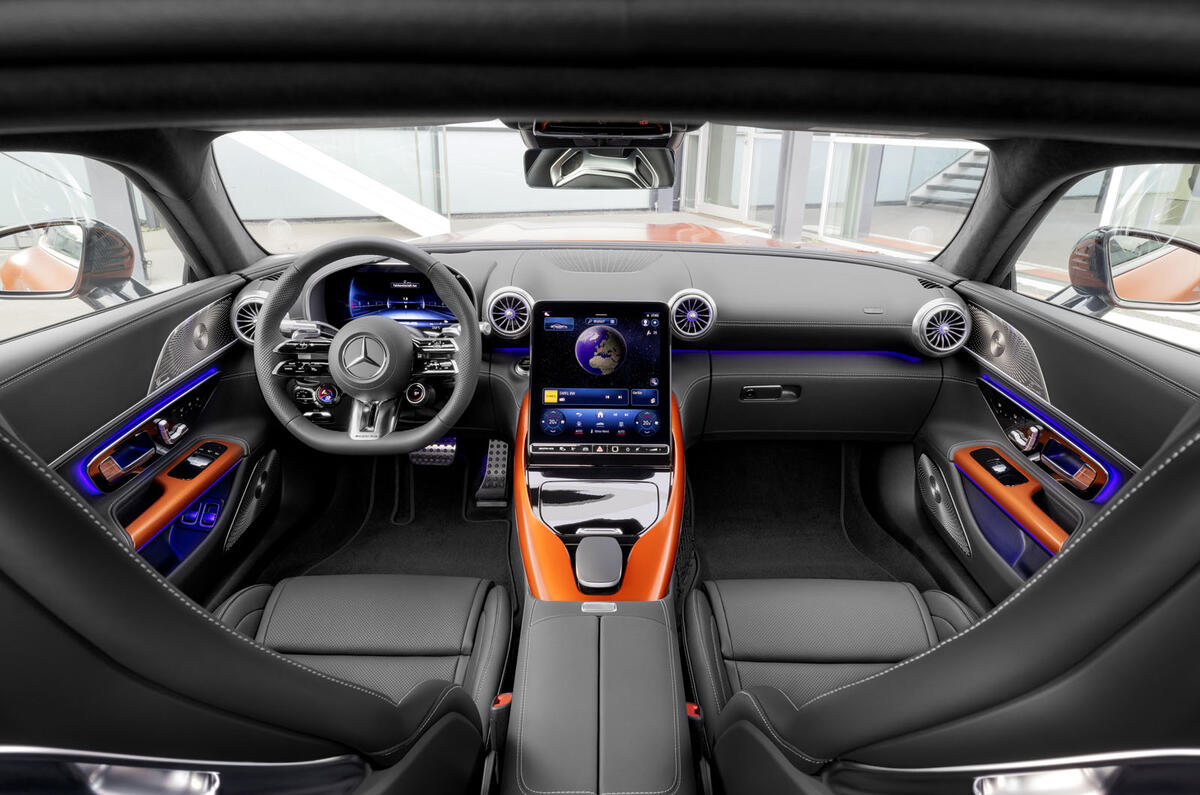 Mercedes AMG GT63 S E Performance interior overview Mercedes AMG GT63 S E Performance interior overview