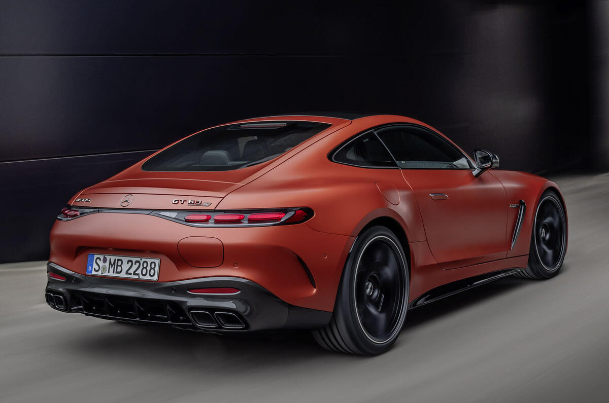 Mercedes AMG GT63 S E Performance rear quarter Mercedes AMG GT63 S E Performance rear quarter