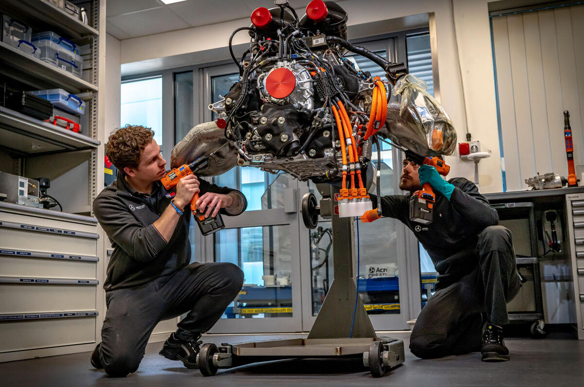 Mercedes amg one production engine Mercedes amg one production engine
