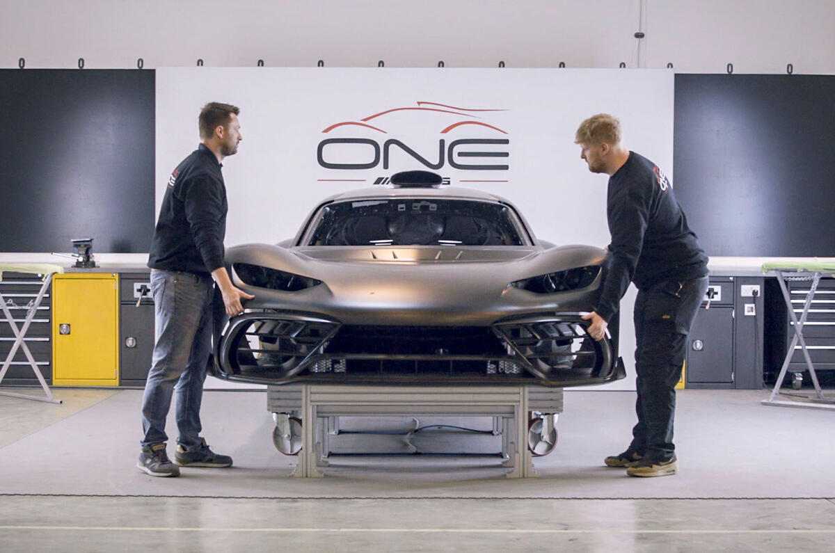 Mercedes amg one production front