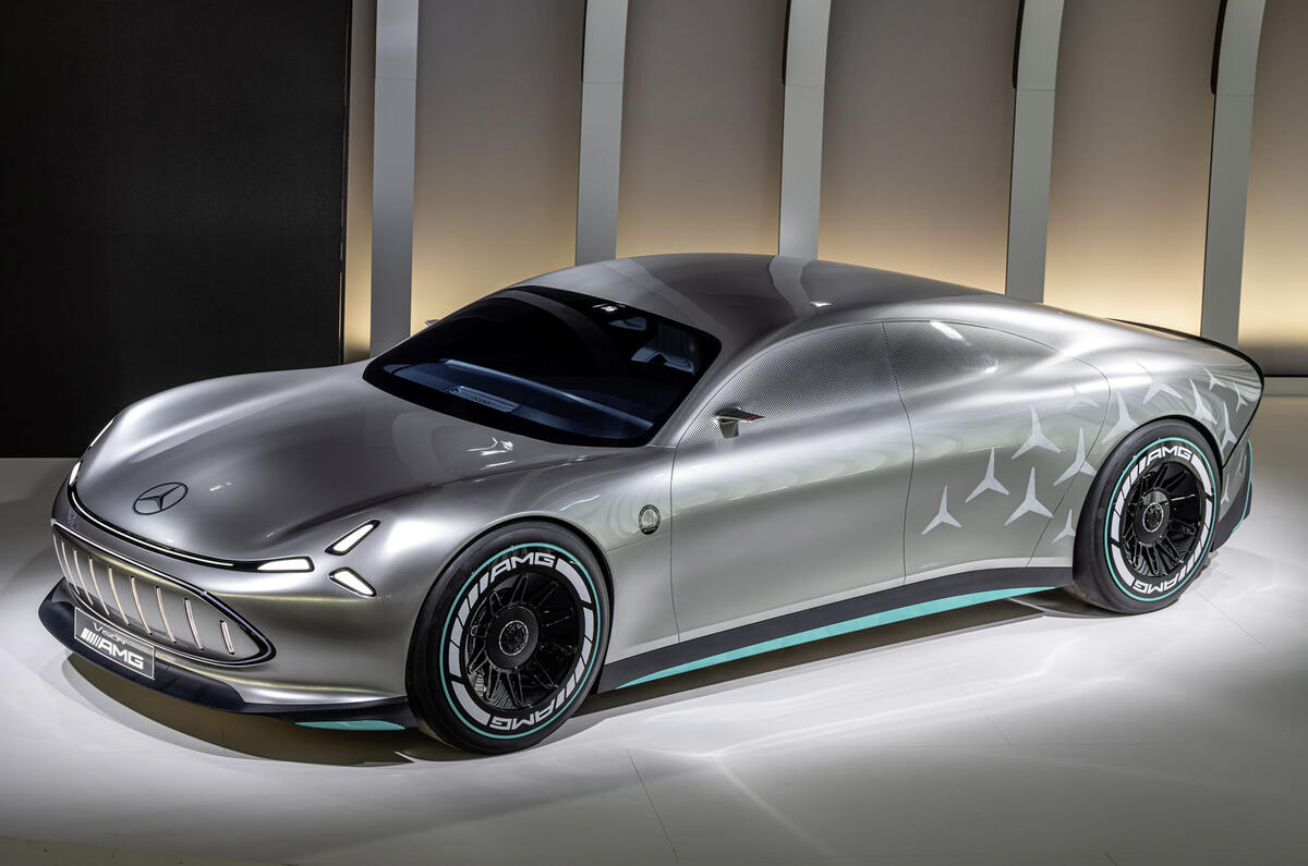 Mercedes AMG Vision Concept front three quarters Mercedes AMG Vision Concept front three quarters