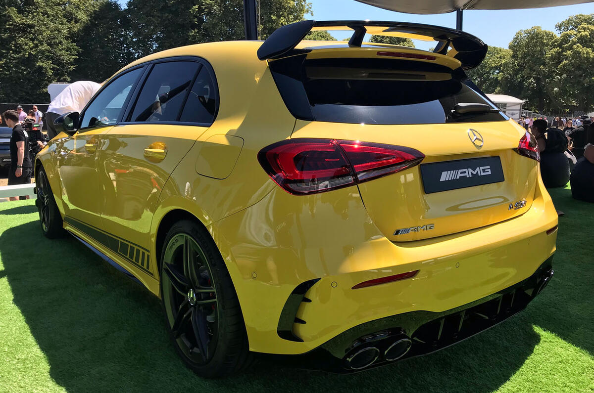 Mercedes-AMG A45 S at Goodwood 2019 - rear