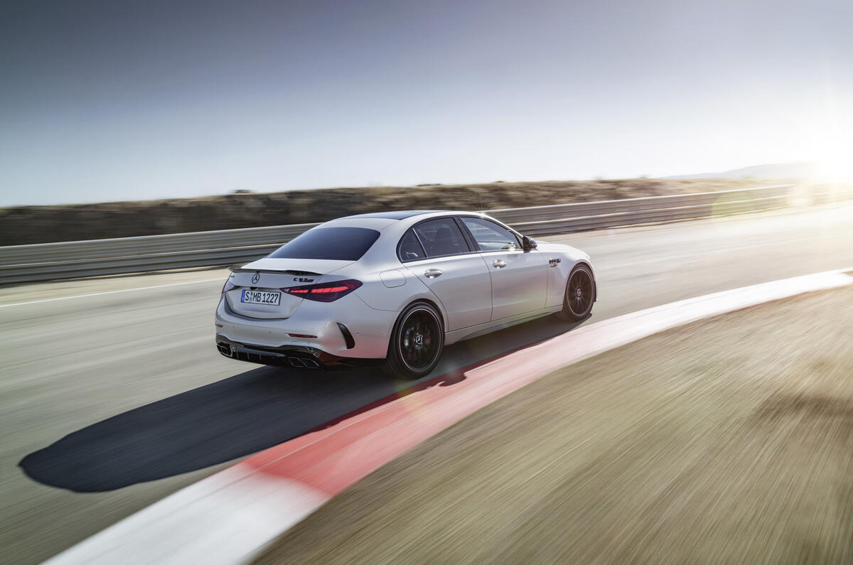 Mercedes AMG C63 rear apex Mercedes AMG C63 rear apex