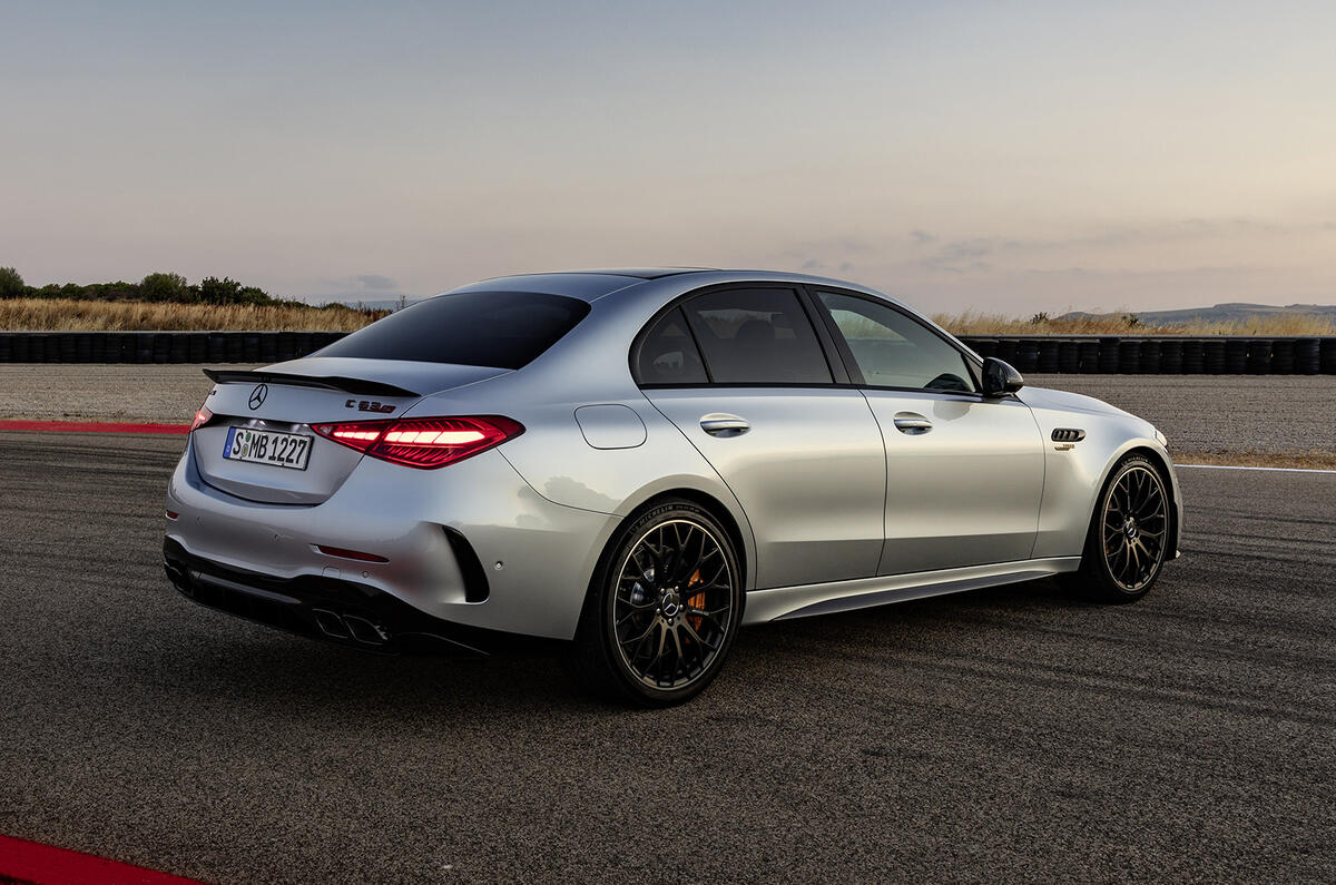 Mercedes AMG C63 rear static Mercedes AMG C63 rear static