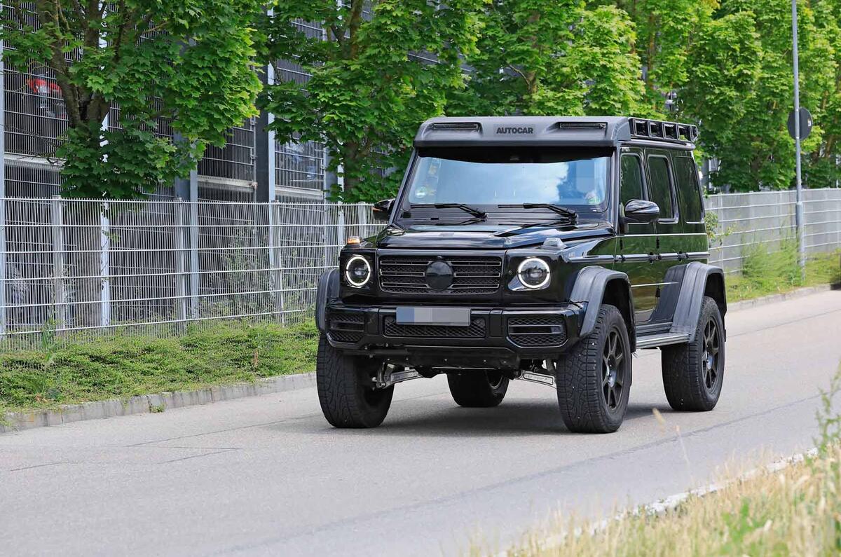 Mercedes-AMG G 63 4x4² spyshot front