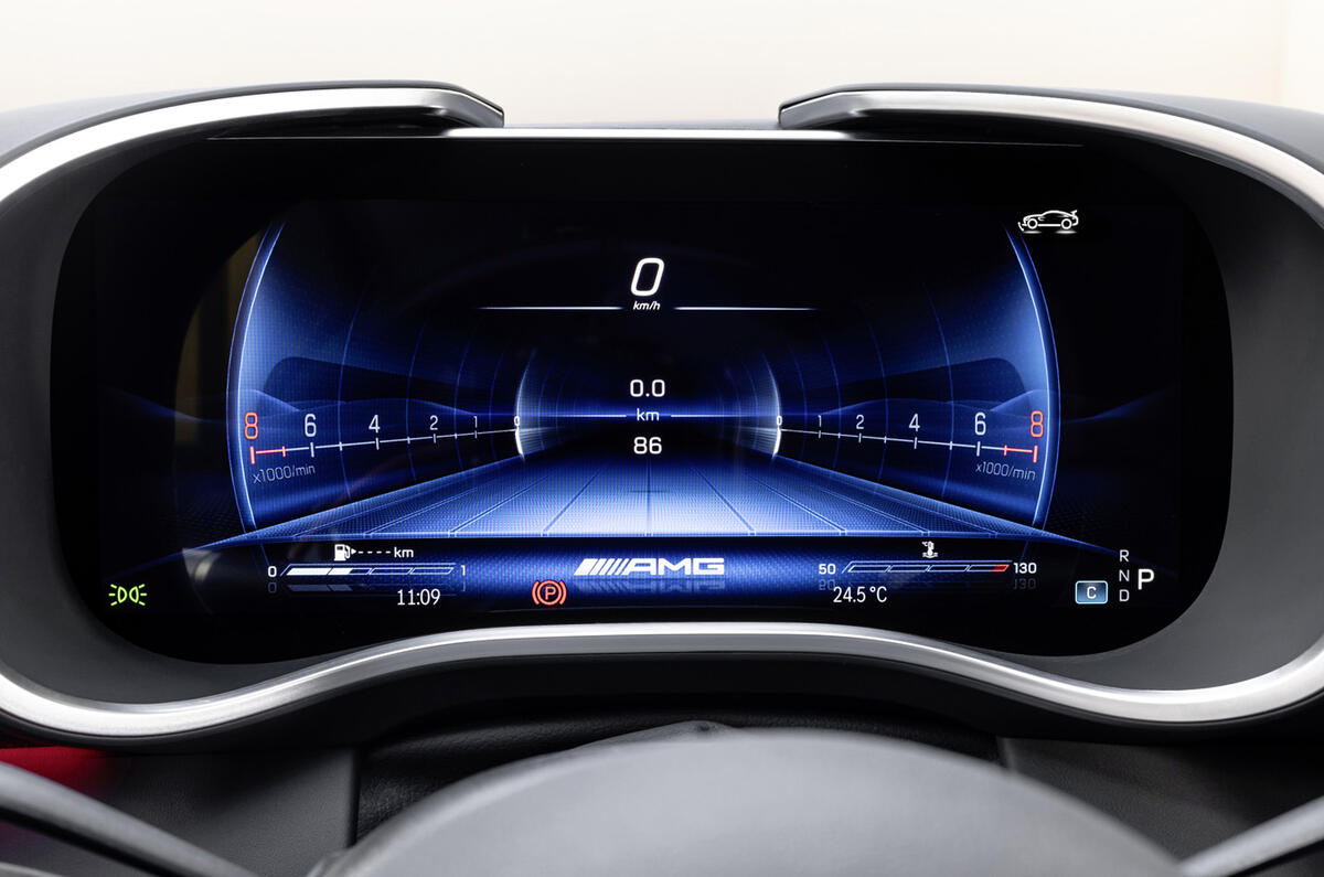 Mercedes AMG GT digital driver display Mercedes AMG GT digital driver display