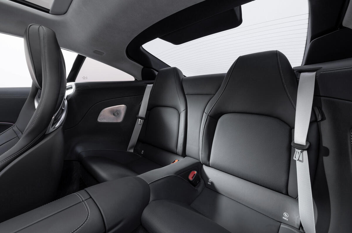 Mercedes AMG GT rear seats Mercedes AMG GT rear seats
