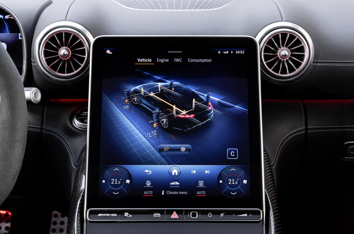 Mercedes AMG GT touch screen Mercedes AMG GT touch screen