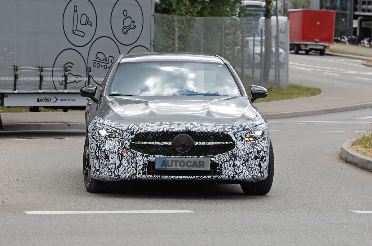 Mercedes Benz CLA 2023 protoype front