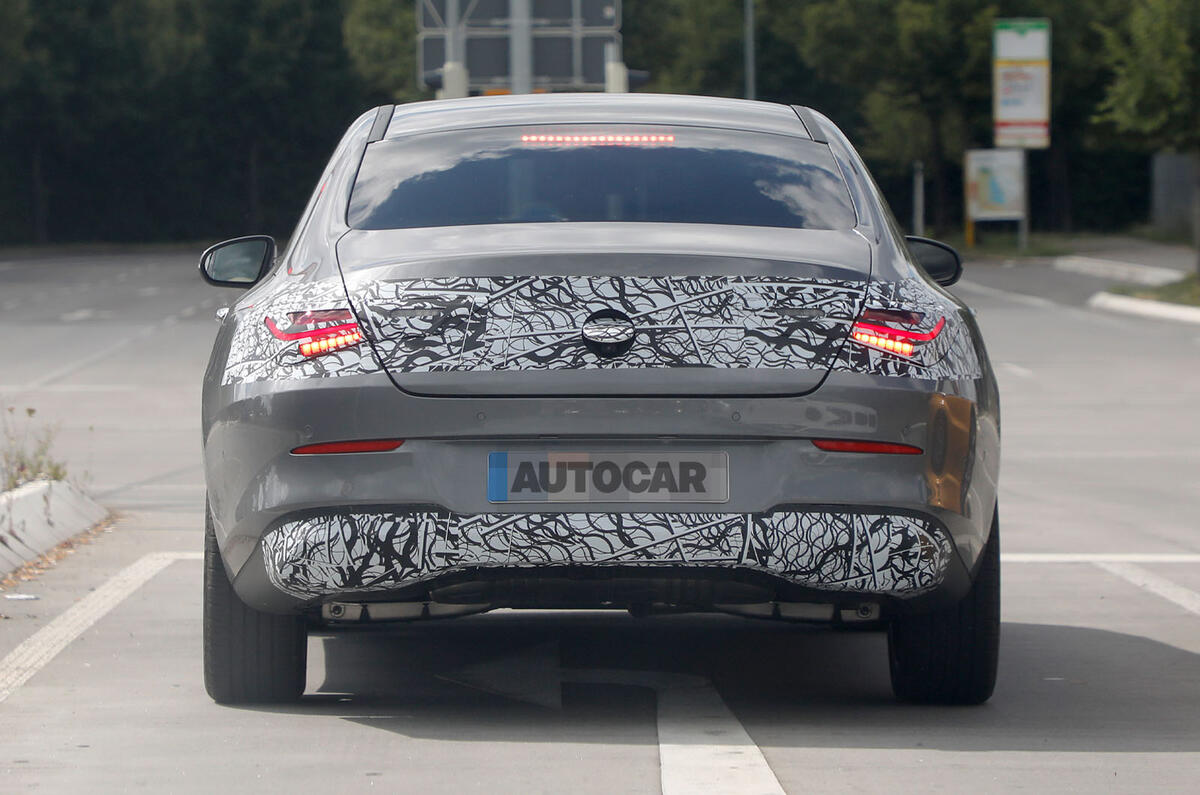 Mercedes Benz CLA 2023 protoype rear