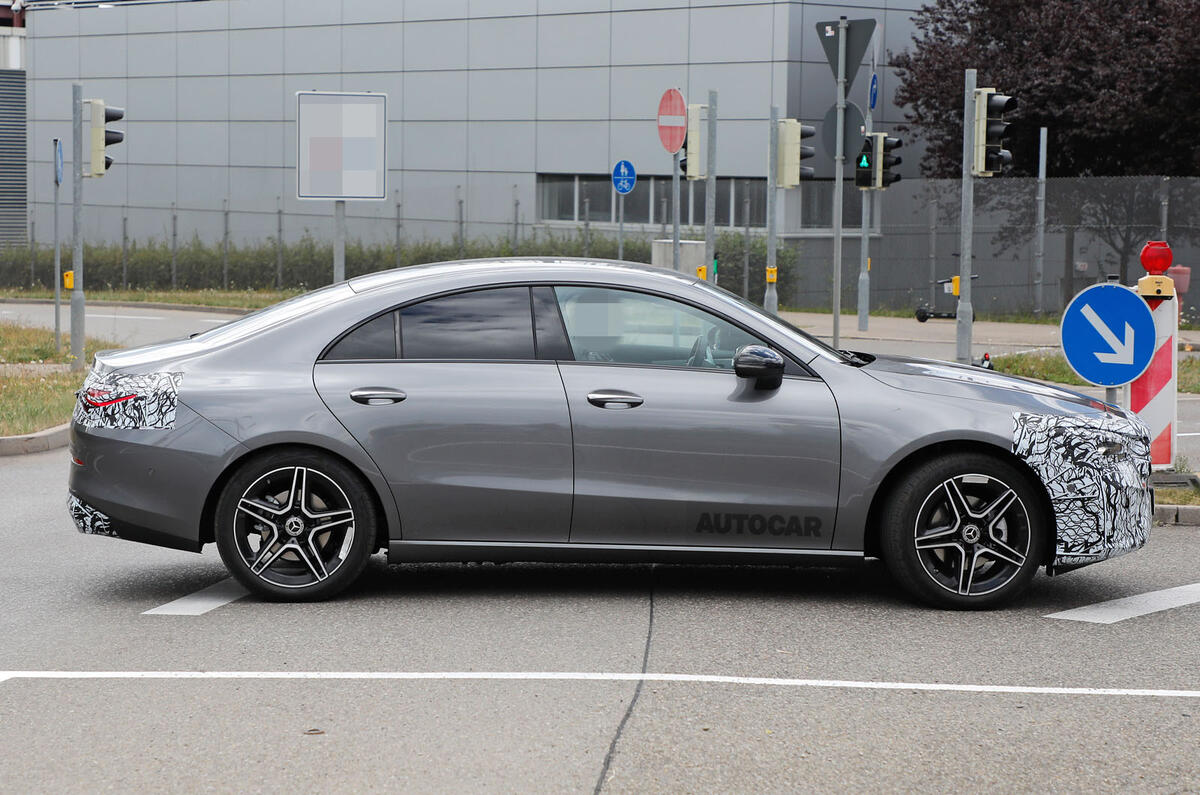 Mercedes Benz CLA 2023 protoype side