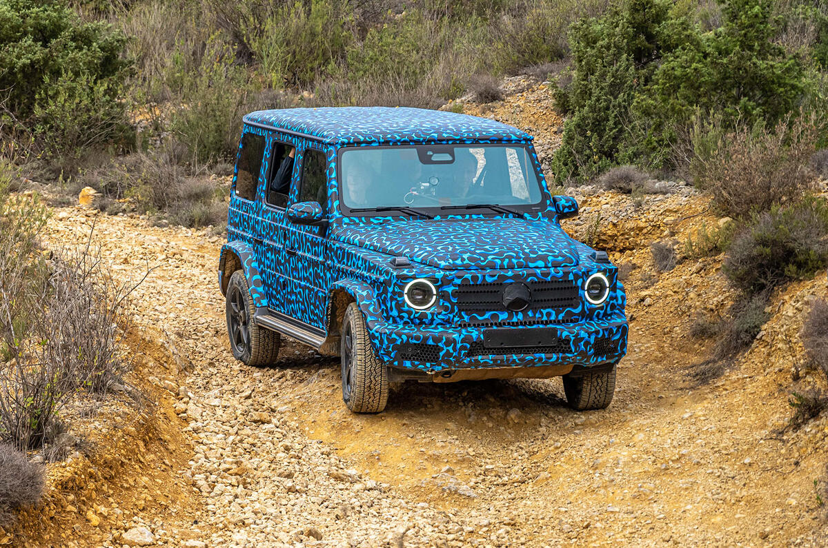 Mercedes Benz EQG front off road Mercedes Benz EQG front off road