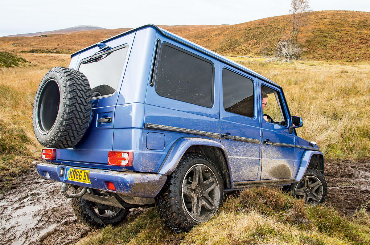 Mercedes Benz G Class rear three quarter Mercedes Benz G Class rear three quarter