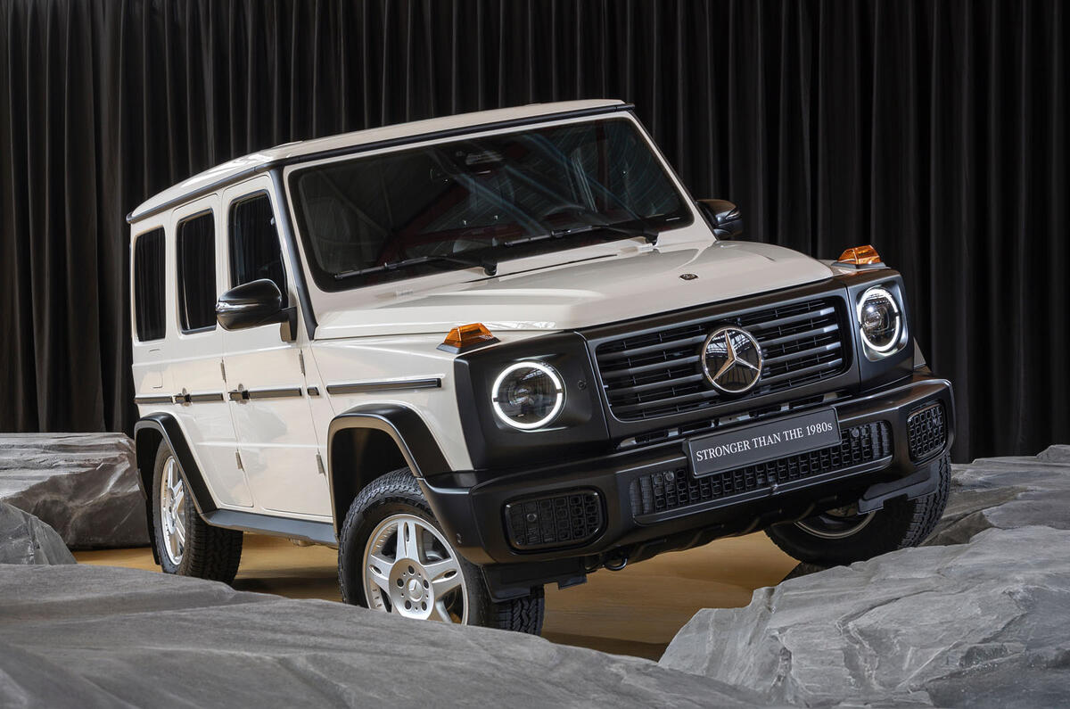 Mercedes Benz G450d Stronger than the 1980s front beige Mercedes Benz G450d Stronger than the 1980s front beige