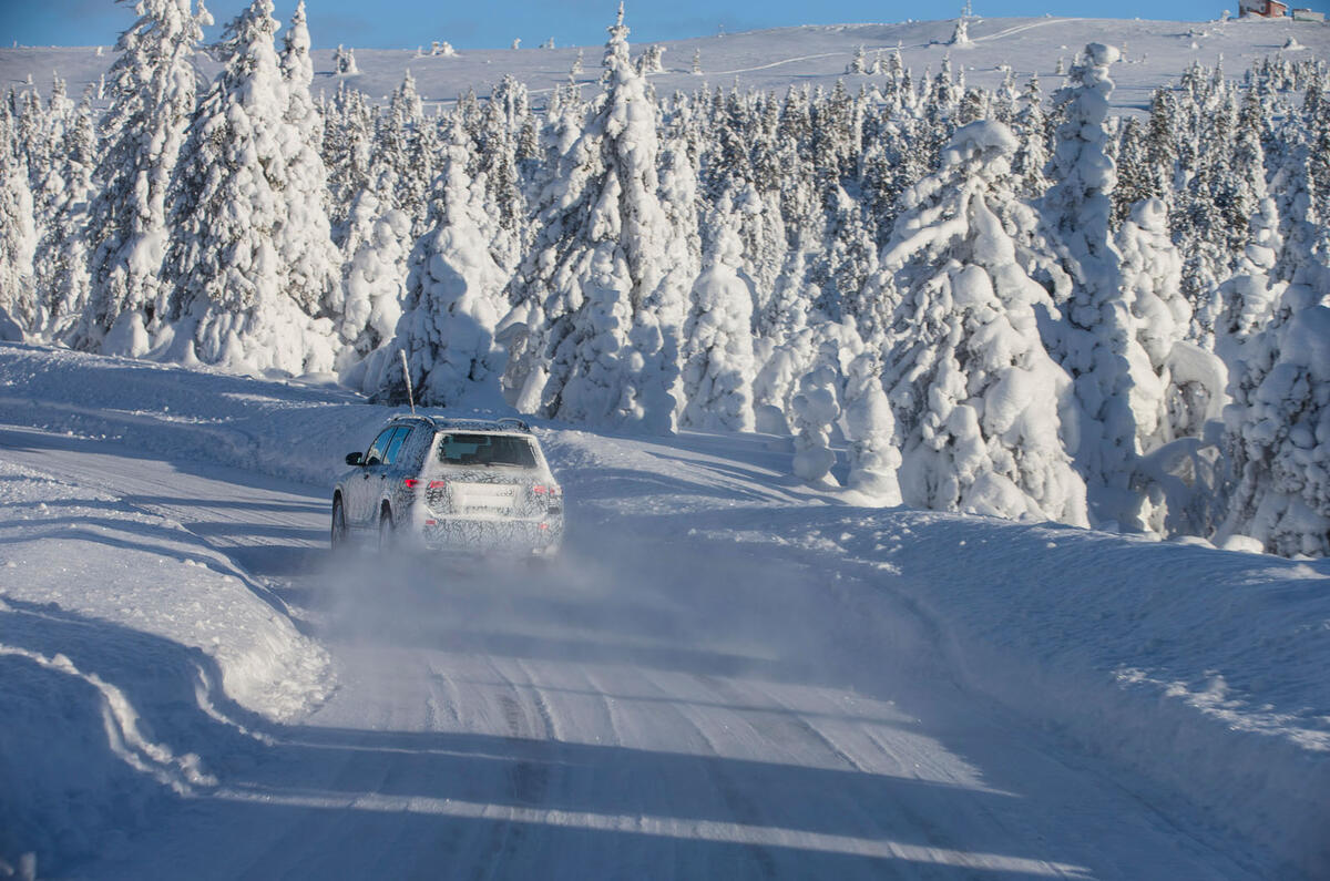 Mercedes-Benz GLB prototype ride 2019
