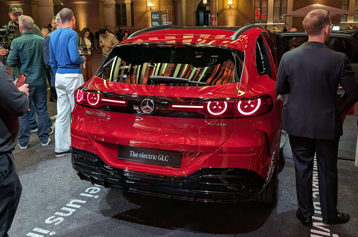 Mercedes Benz GLC 2026 Munich motor show rear Mercedes Benz GLC 2026 Munich motor show rear