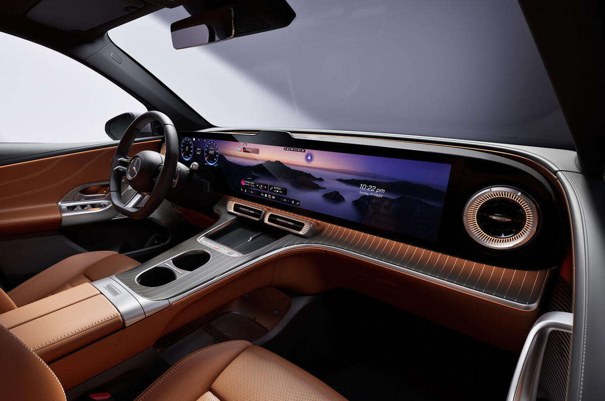 Mercedes Benz GLC dashboard