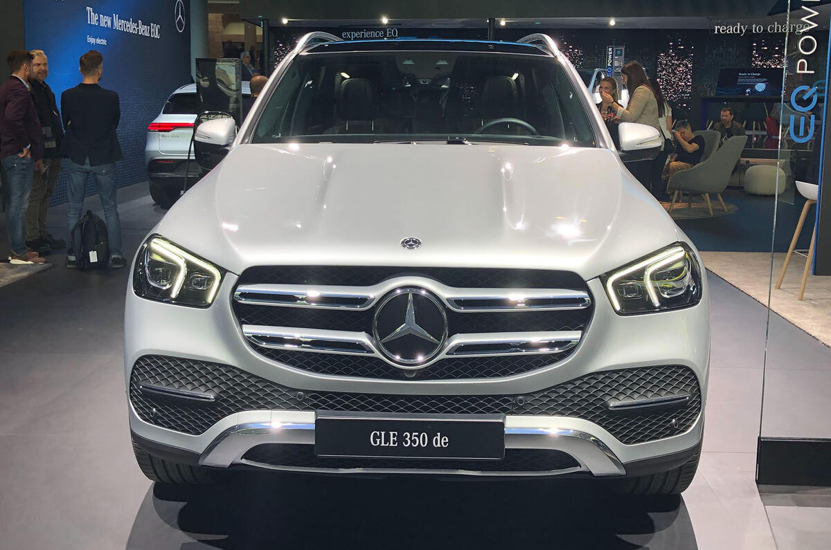 Mercedes-Benz GLE 350de at Frankfurt 2019 - nose