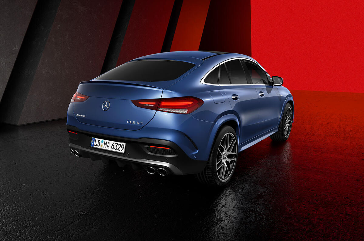 Mercedes Benz GLE AMG rear three quarter Mercedes Benz GLE AMG rear three quarter
