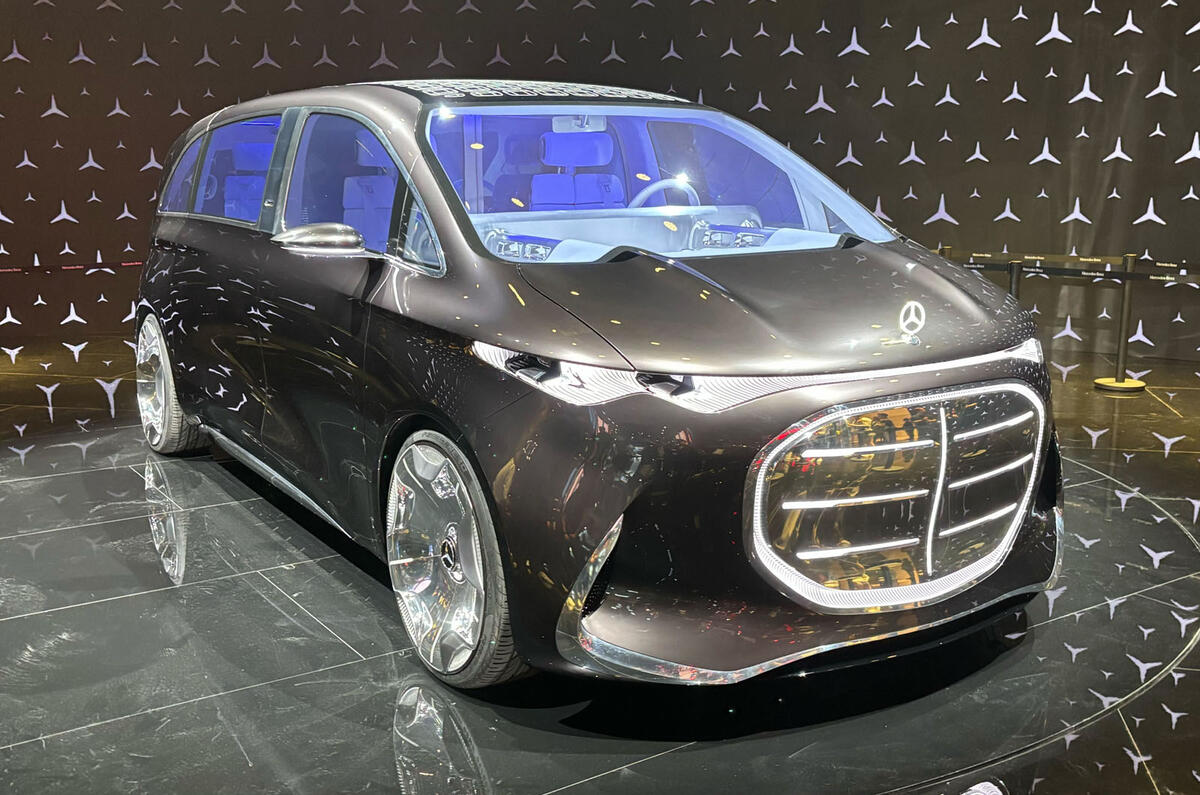 Mercedes Benz Vision V Shanghai motor show front quarter