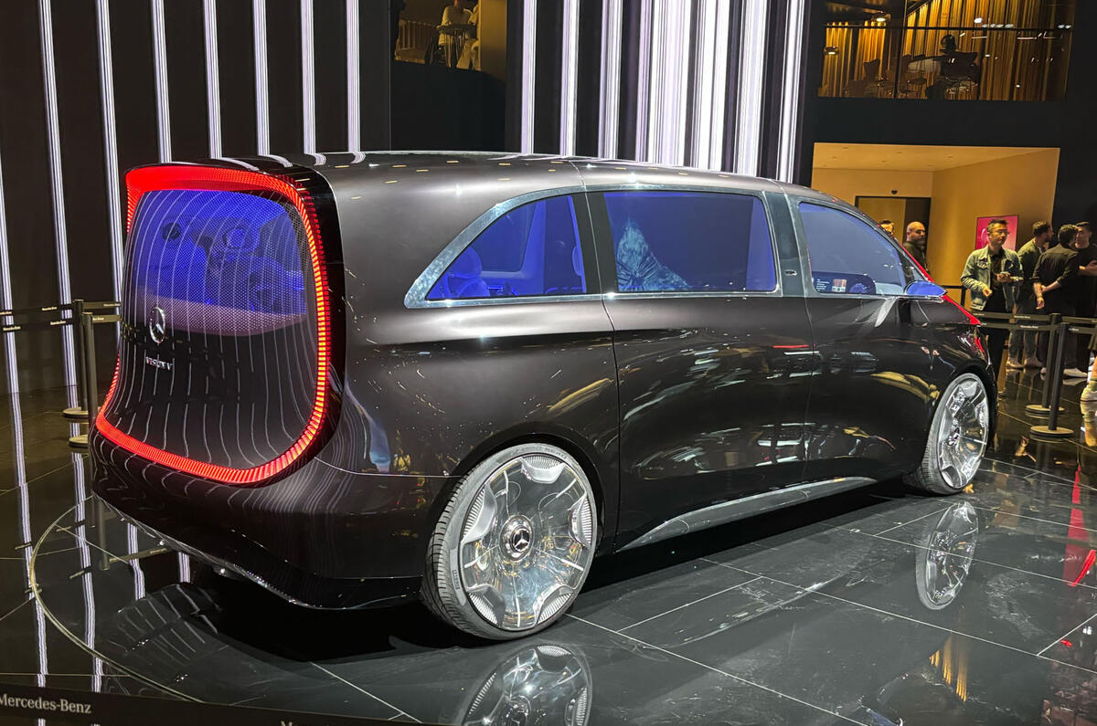 Mercedes Benz Vision V Shanghai motor show rear quarter