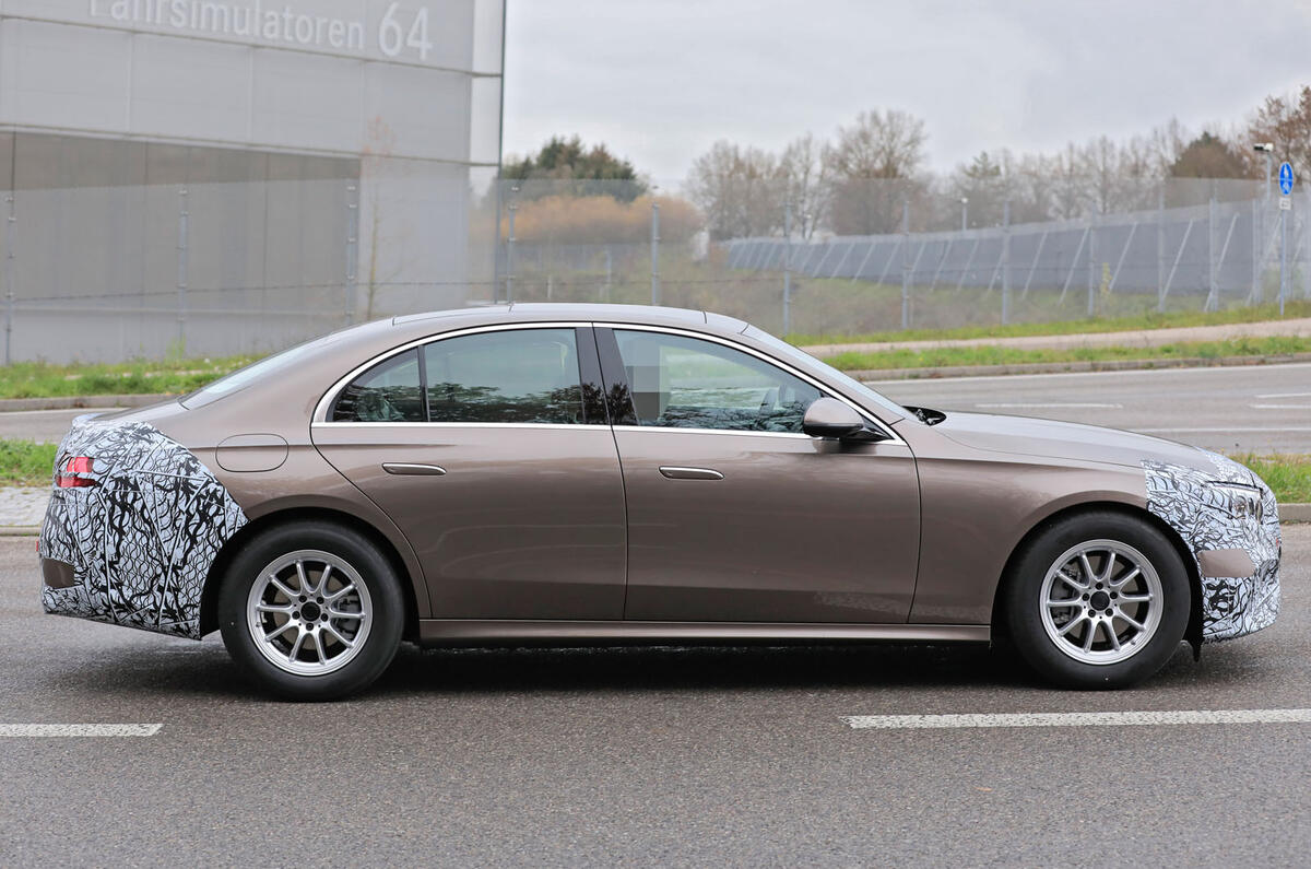 Mercedes Benz E Class grey side Mercedes Benz E Class grey side