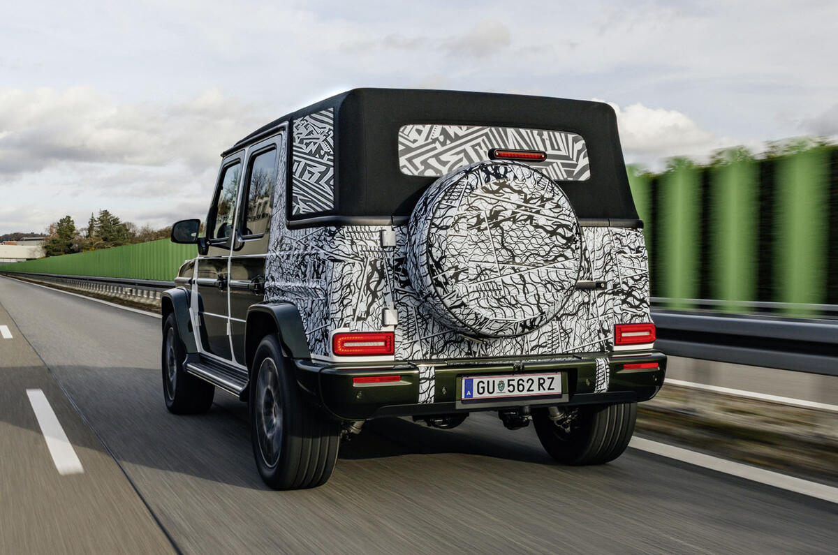 Mercedes Benz G Class Cabriolet testing 1