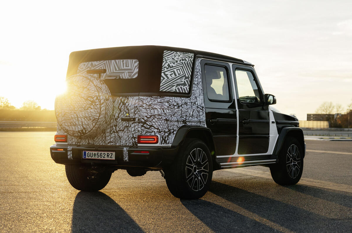 Mercedes Benz G Class Cabriolet testing 3