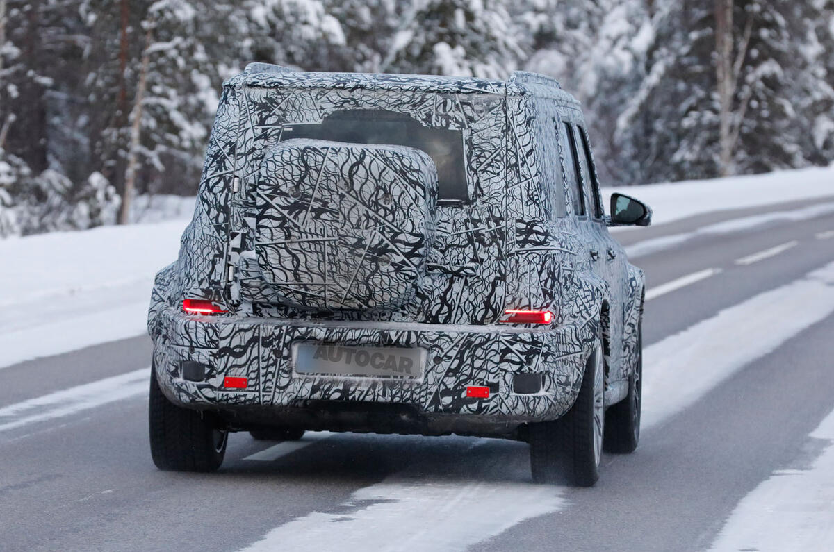 Mercedes Benz Little G   rear 3 4 indicating