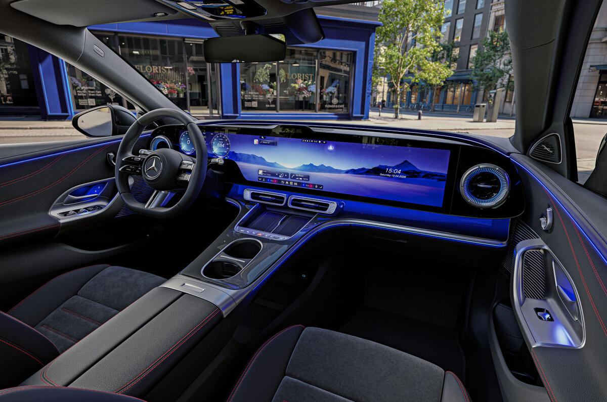 Mercedes C Class EV interior 0