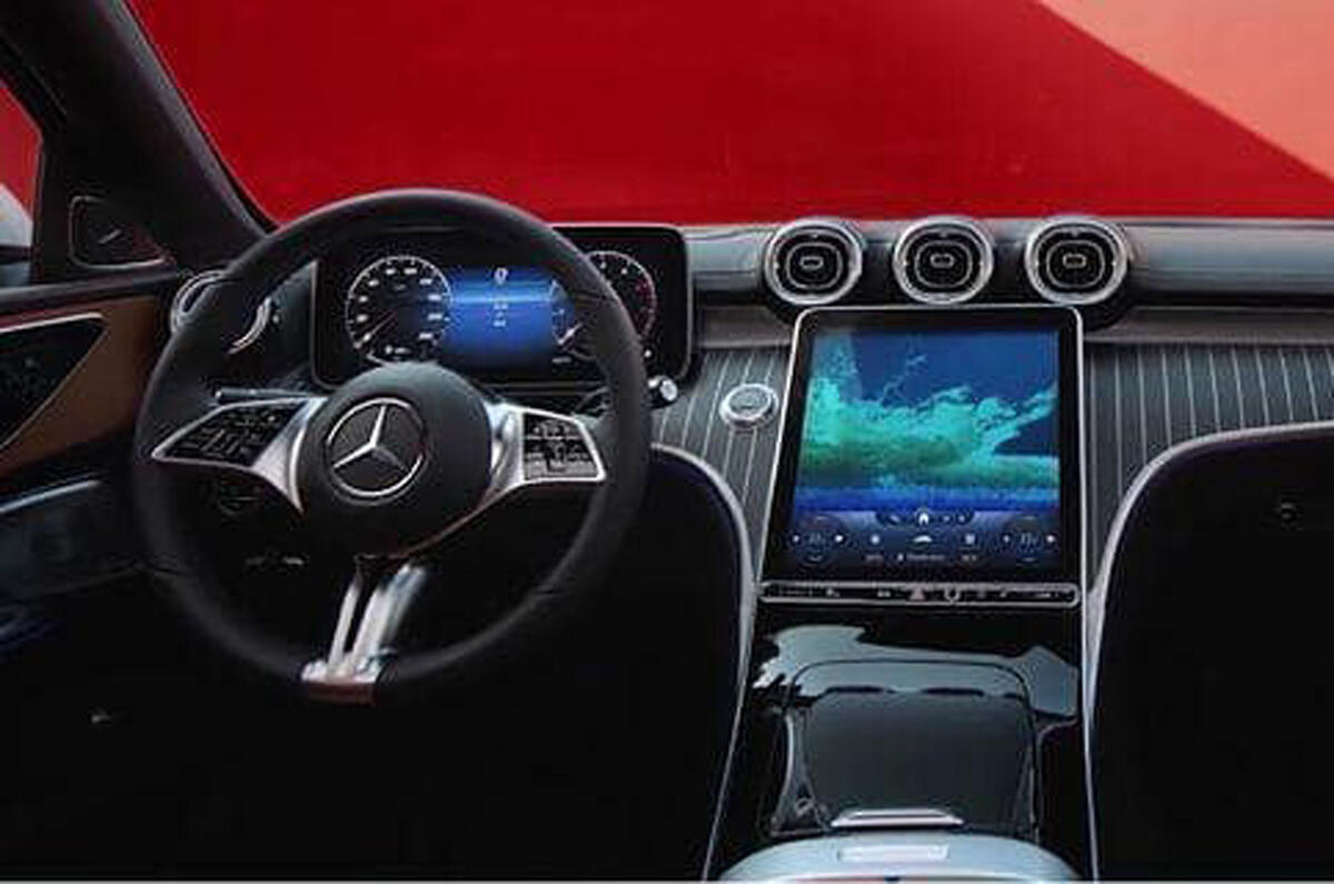 Mercedes c class leak2 Mercedes c class leak2