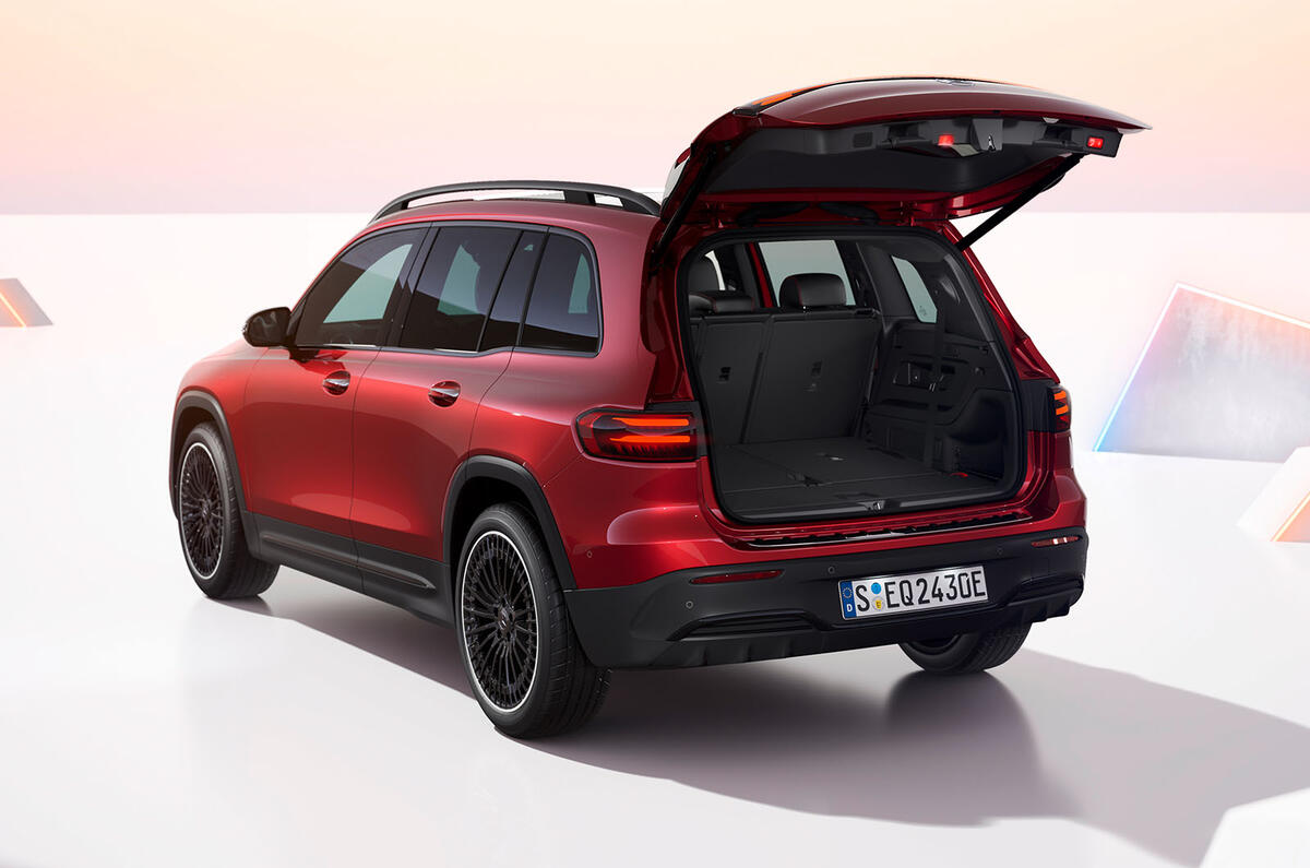 Mercedes EQB boot open