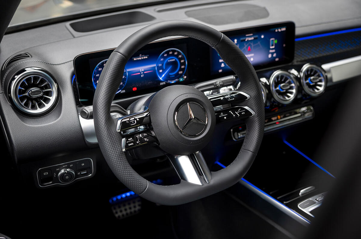 Mercedes EQB interior dashboard