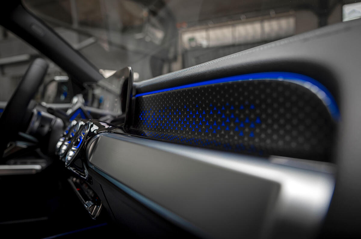 Mercedes EQB interior trim