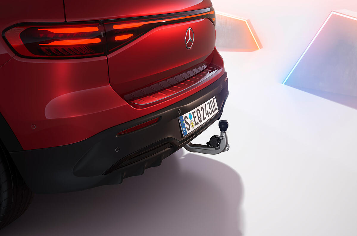 Mercedes EQB towing hitch